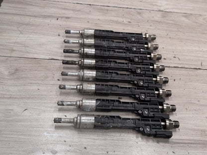 2015-2018 BMW F85 X5 S63B44T2 Engine Motor Injector SET 7645956