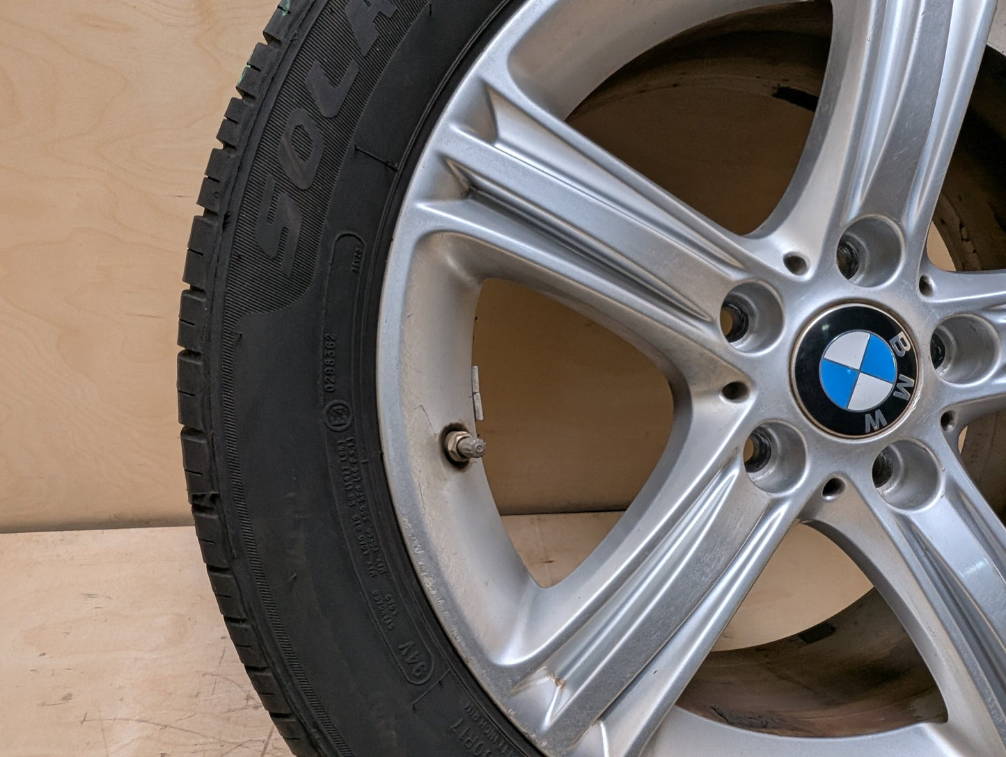 OEM BMW F30 F32 F33 F36 328 335 428 Wheel Rim 17x7.5 ET:37 Star Spoke Style 393