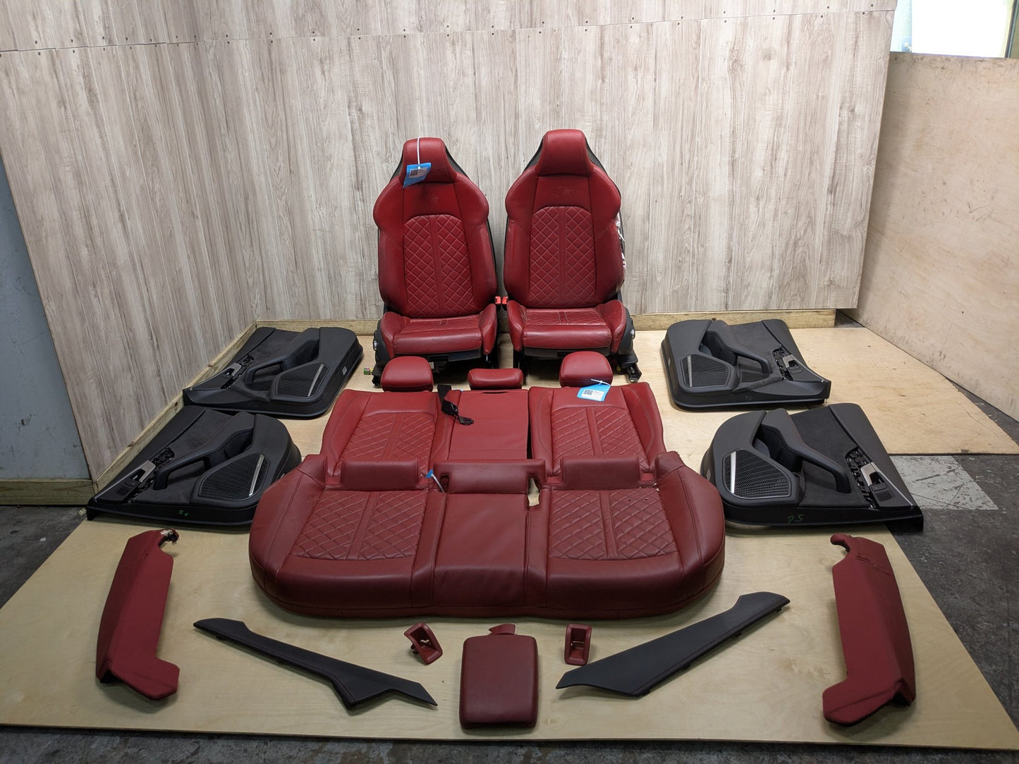 2018-2023 Audi S4 B9 Complete Interior Red