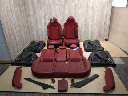 2018-2023 Audi S4 B9 Complete Interior Red