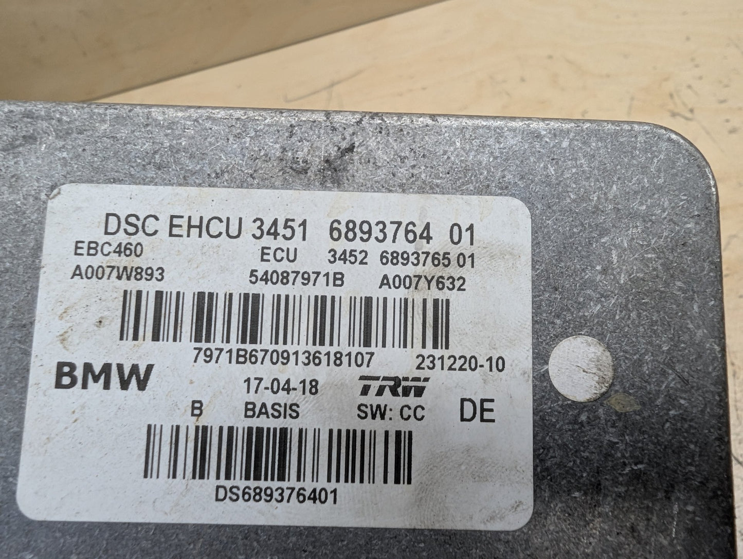 2018-2024 BMW X3 G01 ABS Pump Module 6893764