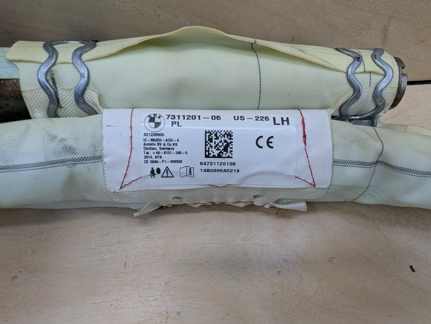 OEM BMW F30 F36 F80 M3 328 335 435 Left Driver Roof Head Curtain Air Bag Airbag