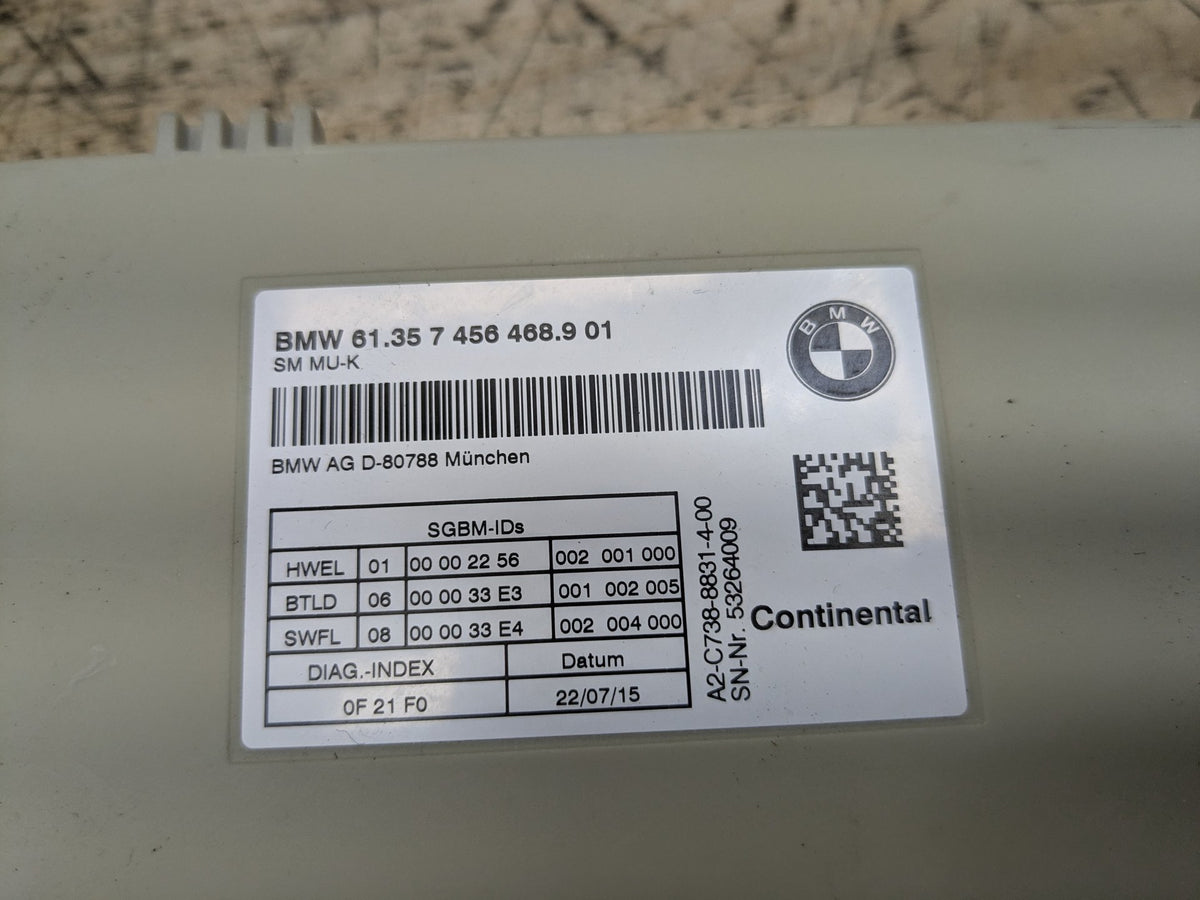 16-19 OEM BMW G11 G12 740 750 B7 Left Driver or Right Passenger Seat Module