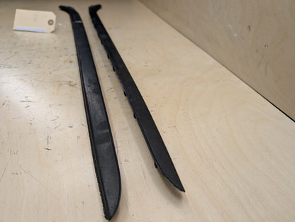 2012-2018 BMW 328i F30 Front Left Right Side Windshield Drip Trim Molding SET 7258188