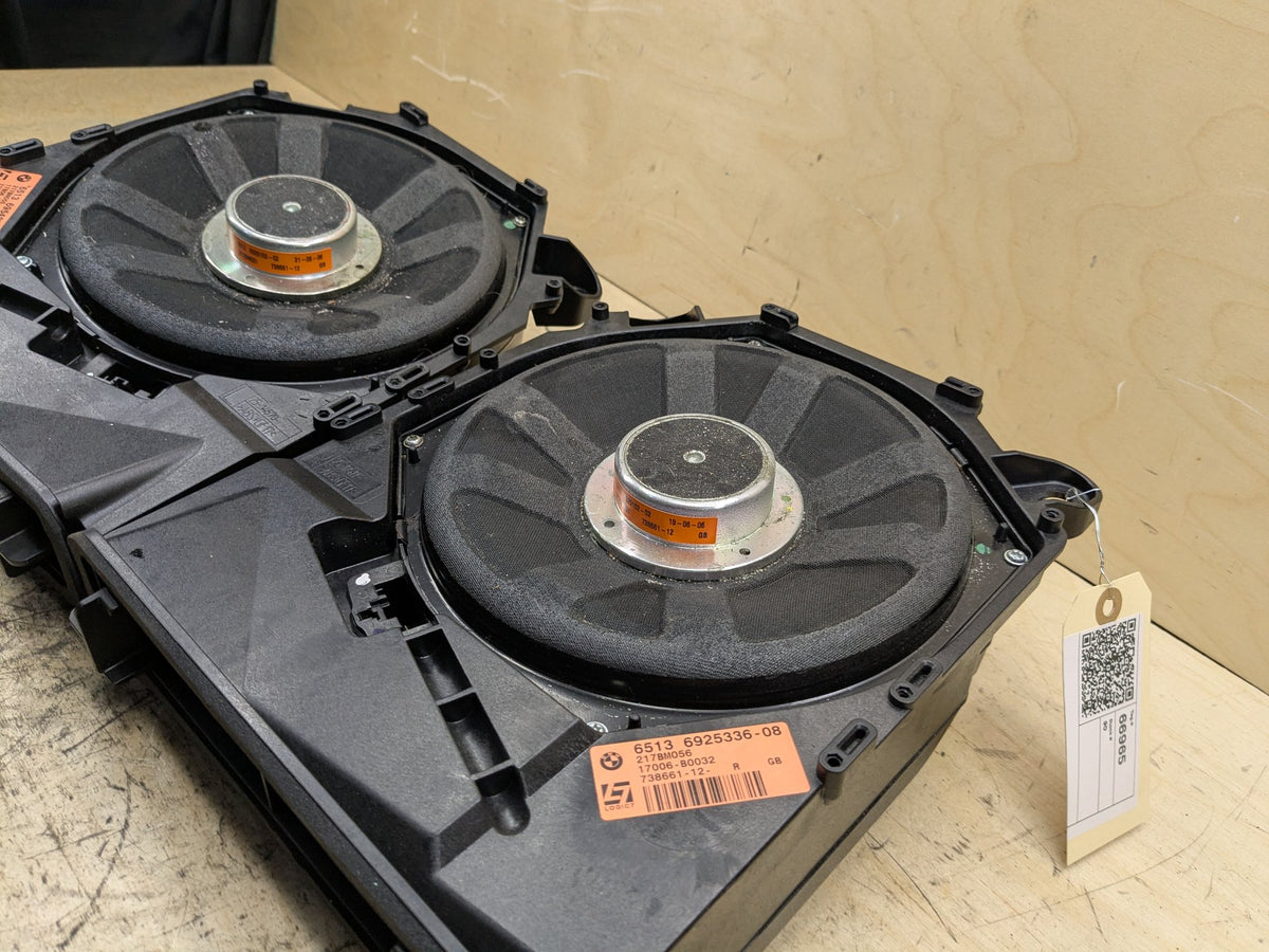 2007-2013 BMW 335i E92 Left Right Seat Speaker Subwoofer SET 6925336 OEM