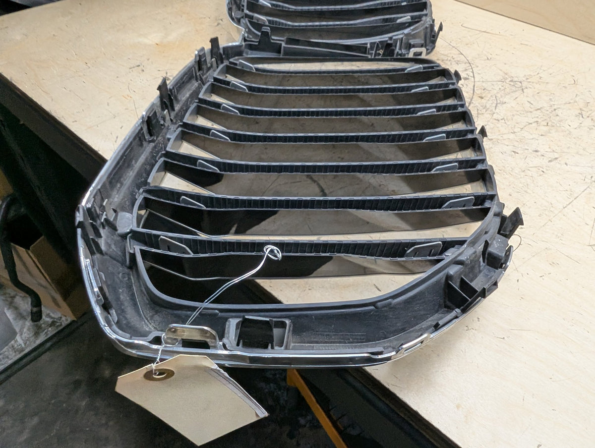2019-2026 BMW X5 G05 Upper Bumper Cover Kidney Grilles SET 7454887 OEM