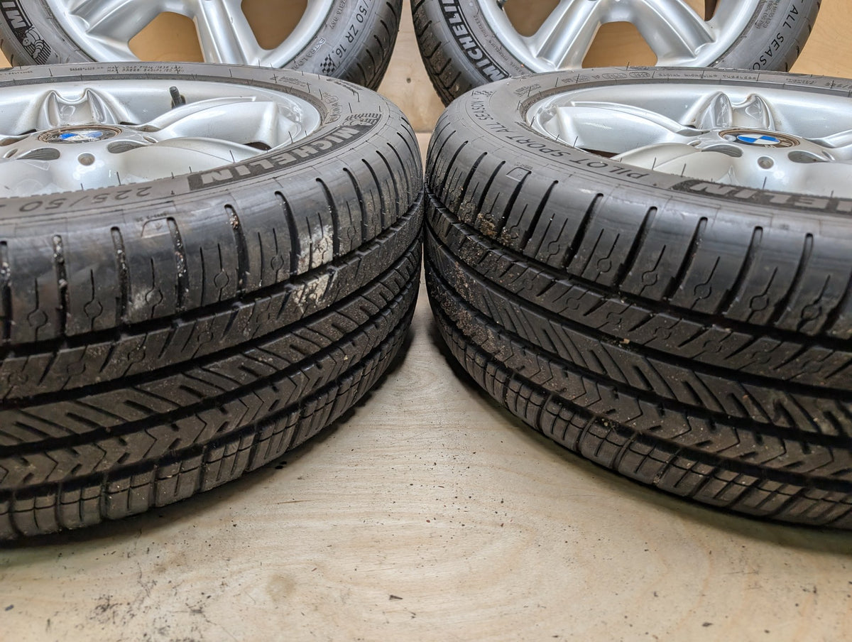OEM BMW E36 Z3 2.8 3.0 E46 325Ci Wheels Rims 7JX16 ET:46 Star Spoke Style 55 SET