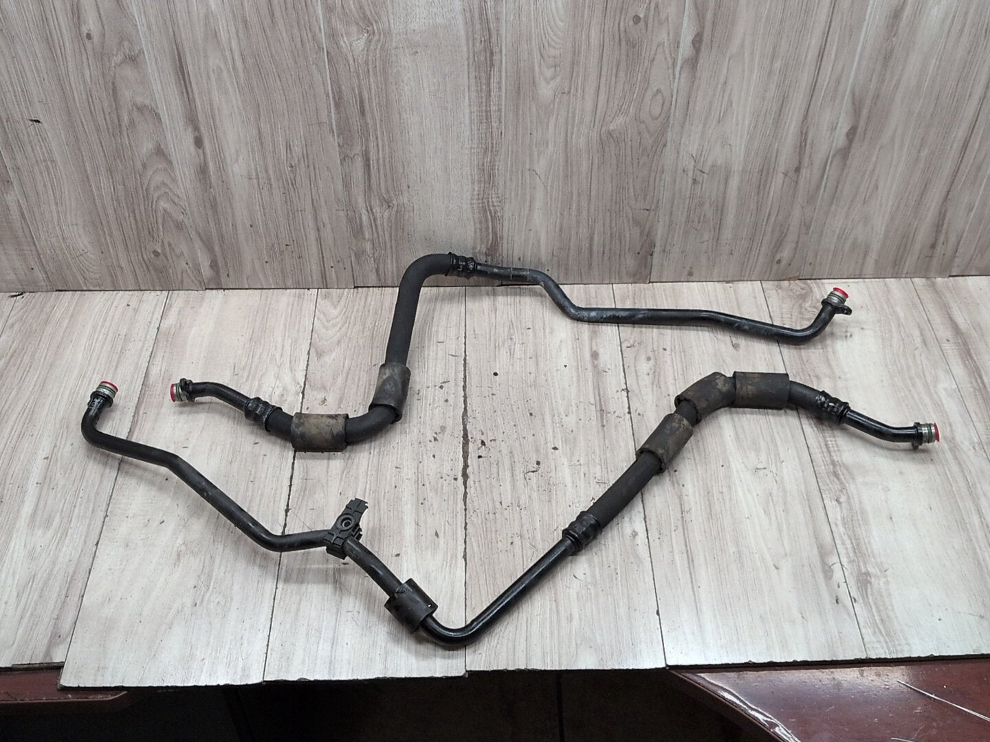 2012-2018 BMW F06 M6 Engine Oil Cooler Line Return Flow SET 2284261