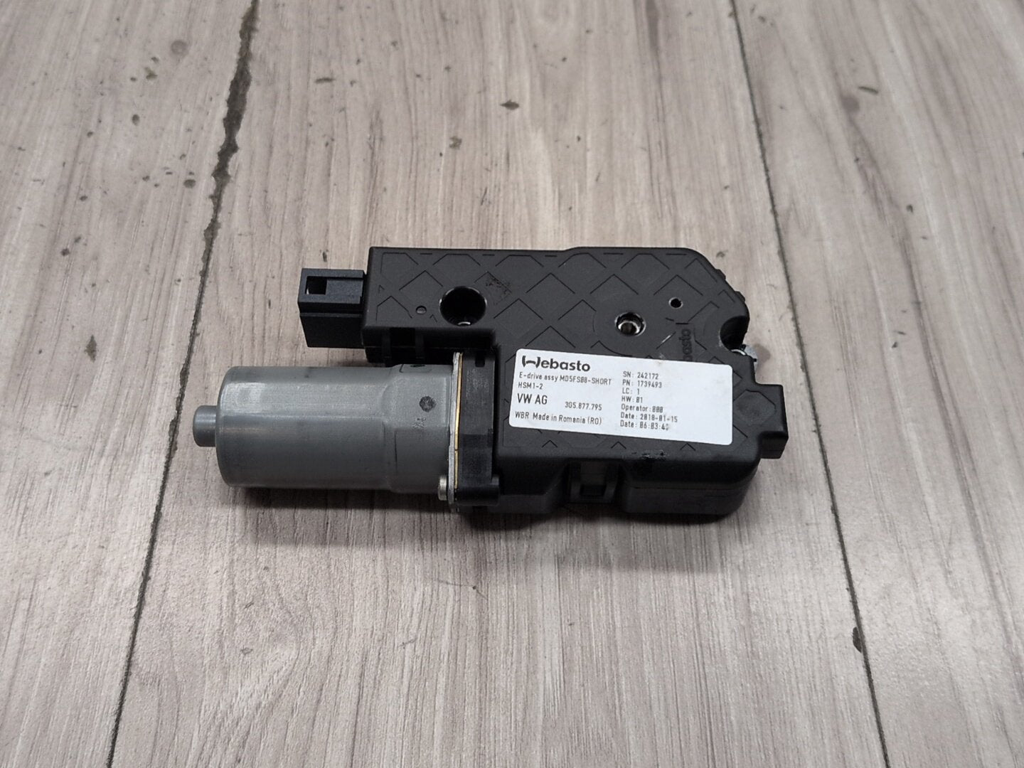 2018-2023 Audi S4 B9 Sunroof Sun Roof Sun Shade Blind Cover Motor 3G5877795