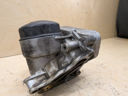 10-17 OEM BMW F01 F07 F10 F12 F25 X3 X4 N55 Engine Oil Filter Housing COOLER