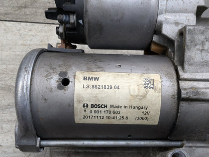 16-21 OEM BMW F22 F30 F32 F33 F36 G01 G30 330 430 530 Engine B46 Starter Motor