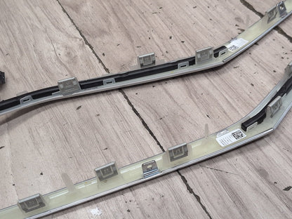 OEM BMW G20 Front Left Right Interior Door Panel Trim w/ Ambient Lighting SET