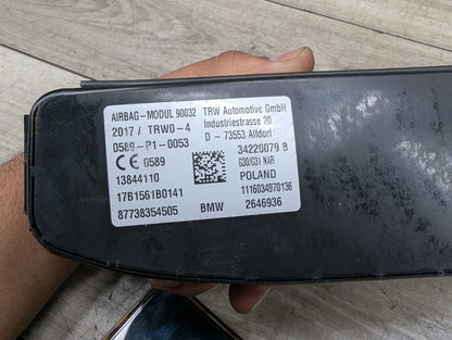OEM BMW G30 530 540 M550 Front Left Driver Seat SRS Airbag Integrated