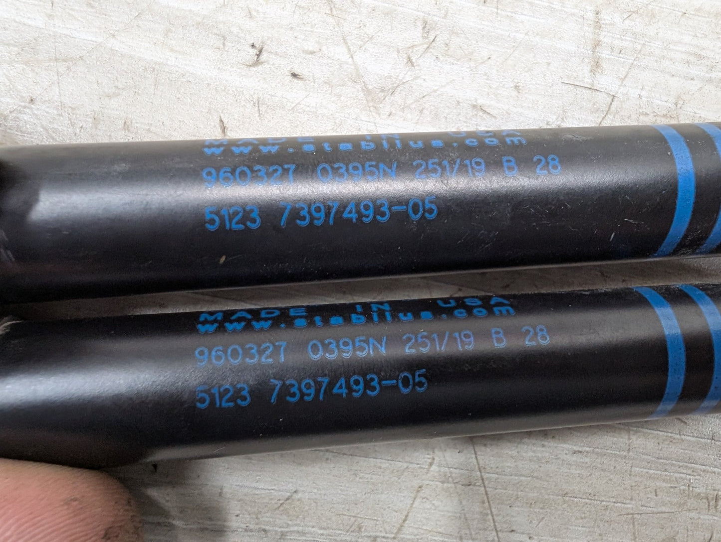 2018 - 2024 BMW X3 G01 Left Right Hood Bonnet Gas Strut Shock Supports SET 7397493 B46B20O1