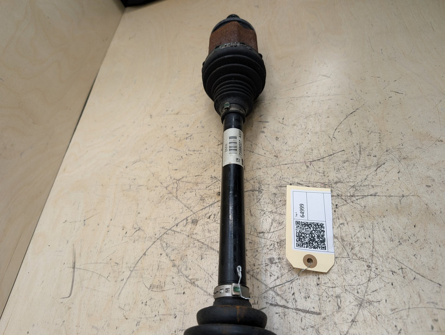 11-17 OEM BMW F25 X3 28iX AWD Front Left Driver Output Shaft CV Axle