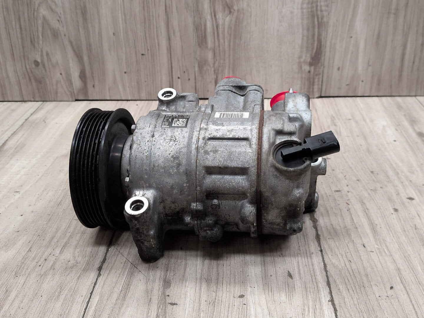 15-18 Audi 8U Q3 CCTA Engine Motor A/C AC Compressor Clutch Pump Pulley 1K0820808A
