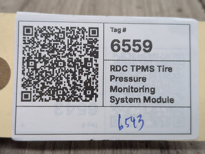 2007-2013 BMW X5 E70 RDC TPMS Tire Pressure Monitoring System Module 6781846