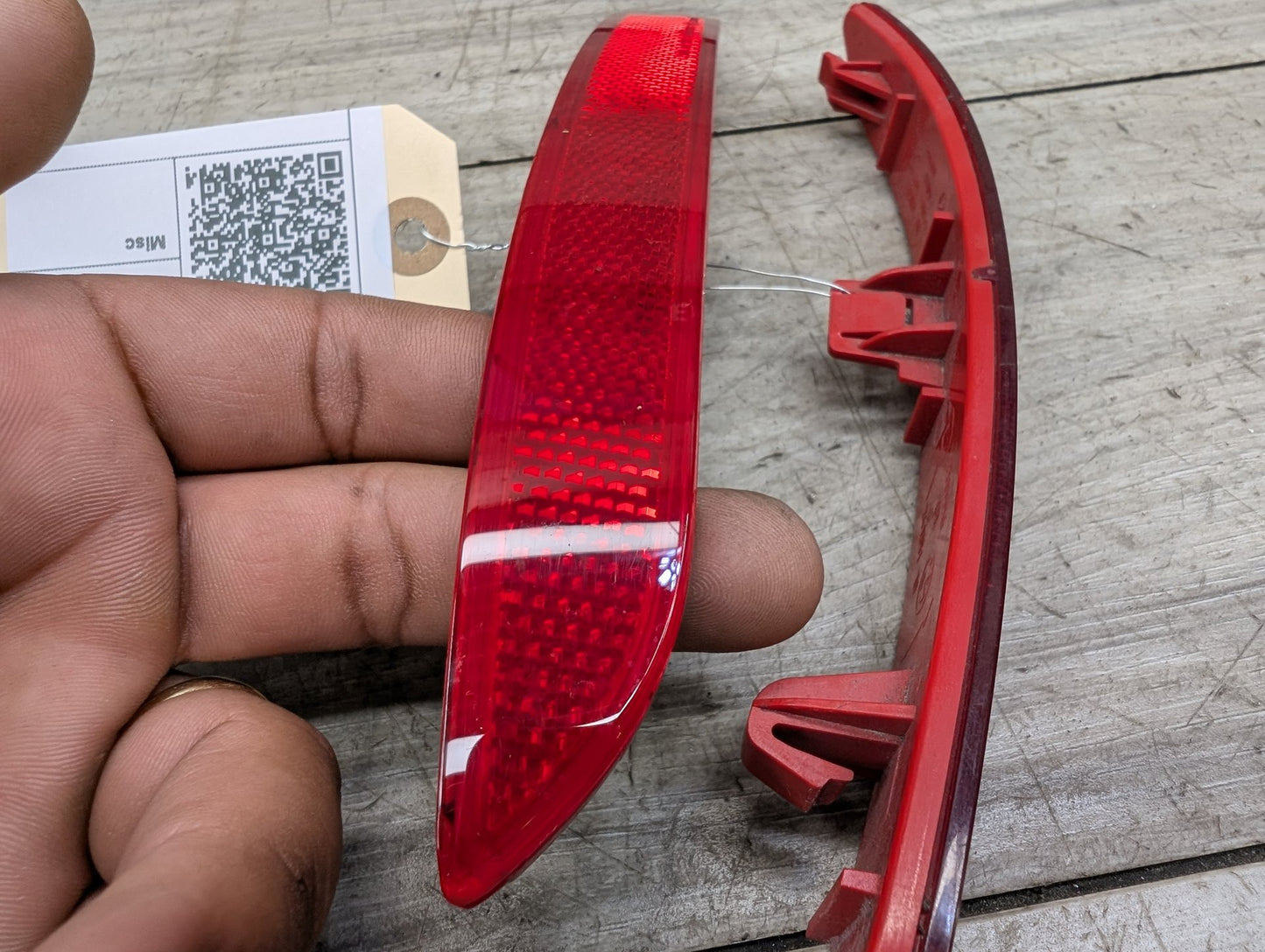 2011 - 2016 BMW 528i F10 Rear Left Right Bumper Reflectors SET 7318555 N20B20O0