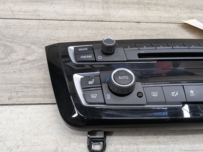 12-16 OEM BMW F22 F32 F30 F36 M4 M3 AC Heater Control Panel Radio Media Buttons