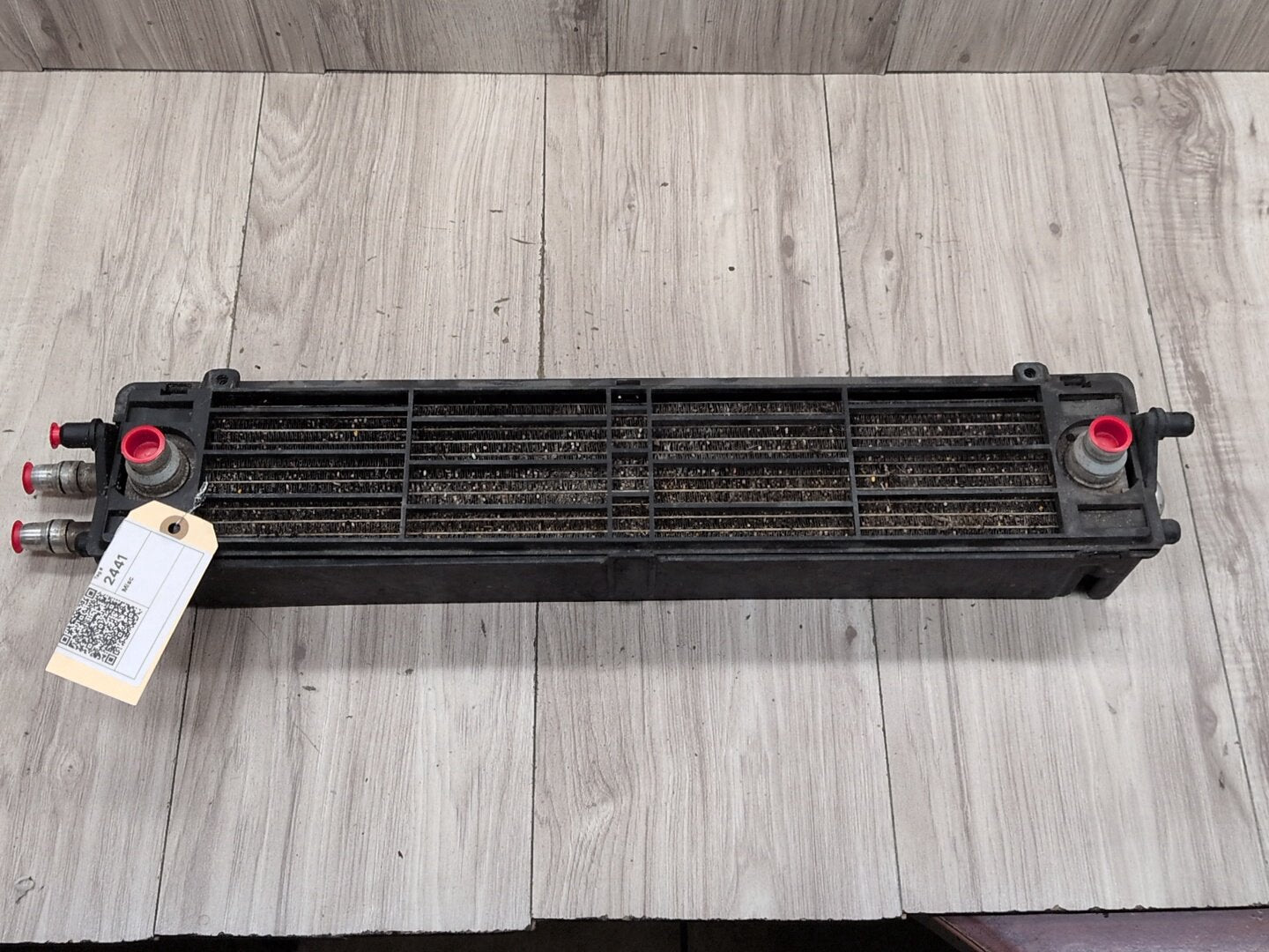 14-19 OEM BMW F85 F86 X5M X6M Front Engine Oil Heat Exchanger Assembly