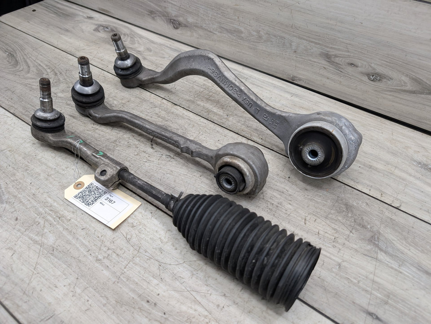 2018 - 2024 BMW X3 G01 Front Left Driver Control Arms w/ Tie Rod SET 8854989 B58B30O1