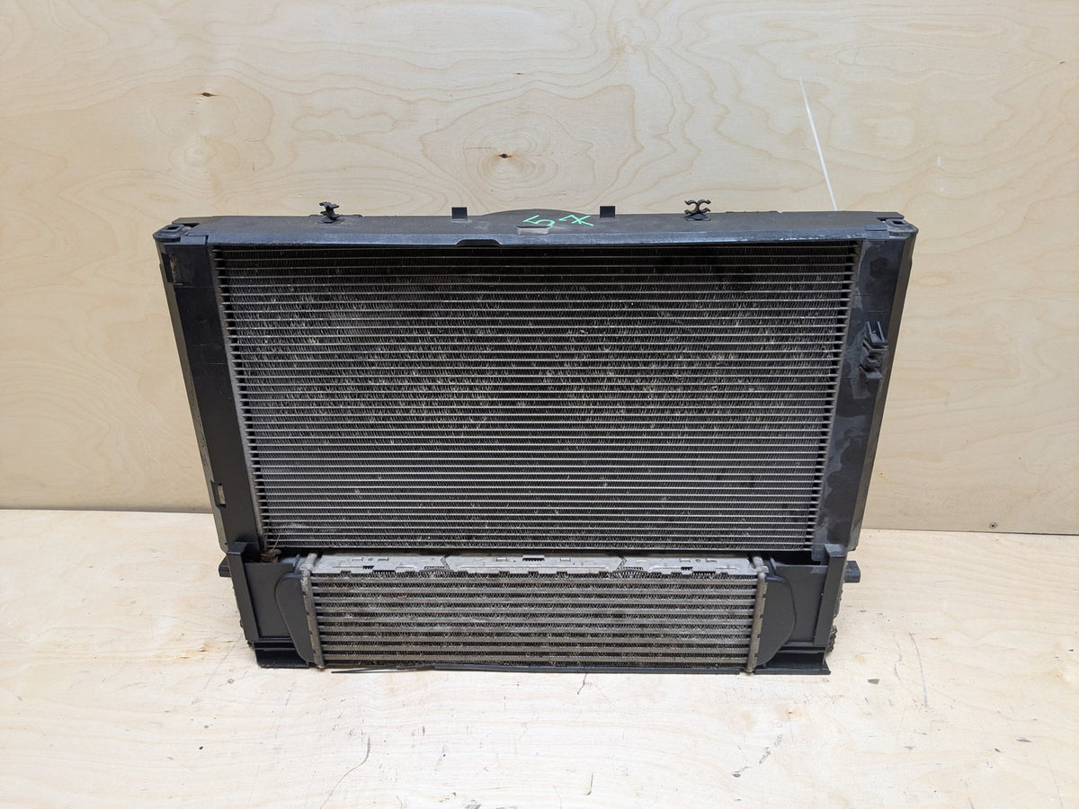 BMW 335i F30 435 Radiator Cooling Condenser Fan Shroud Assembly SET N55 850w