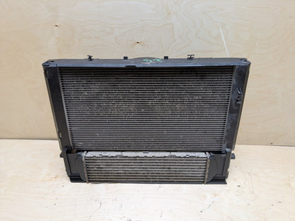 BMW 335i F30 435 Radiator Cooling Condenser Fan Shroud Assembly SET N55 850w