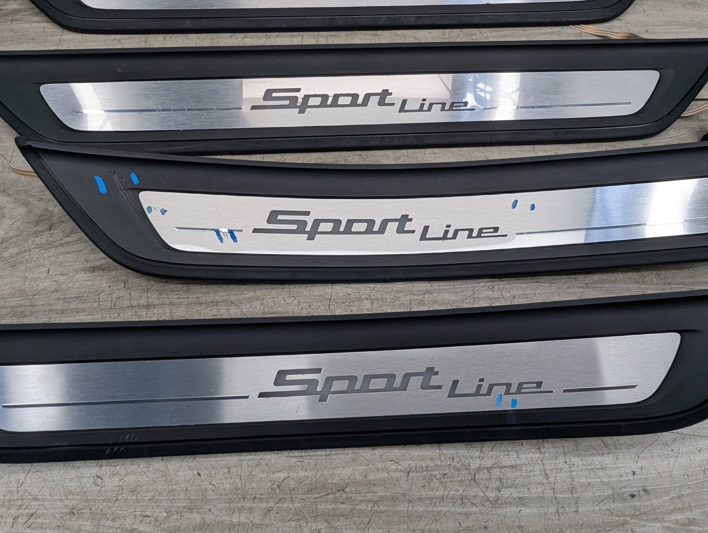 2017-2023 BMW 530i G30 Front Rear Left Right Scuff Plate Door Sill SPORT SET 7405774