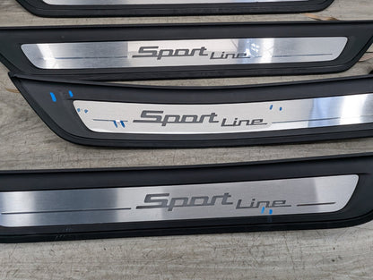 2017-2023 BMW 530i G30 Front Rear Left Right Scuff Plate Door Sill SPORT SET 7405774