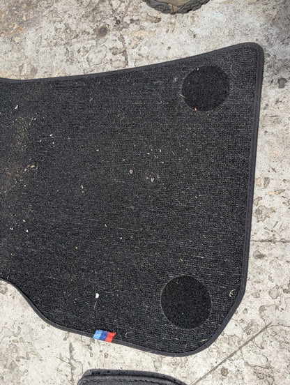 18-21 OEM BMW G01 F97 X3 X3M M Front Rear Carpet Floor Mats Black SET