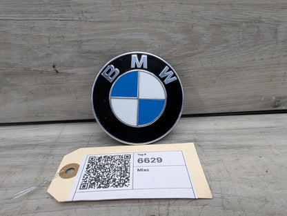 Genuine OEM BMW F39 F90 G20 G30 G80 M3 Bumper Hood Trunk Rear Round Emblem 74mm