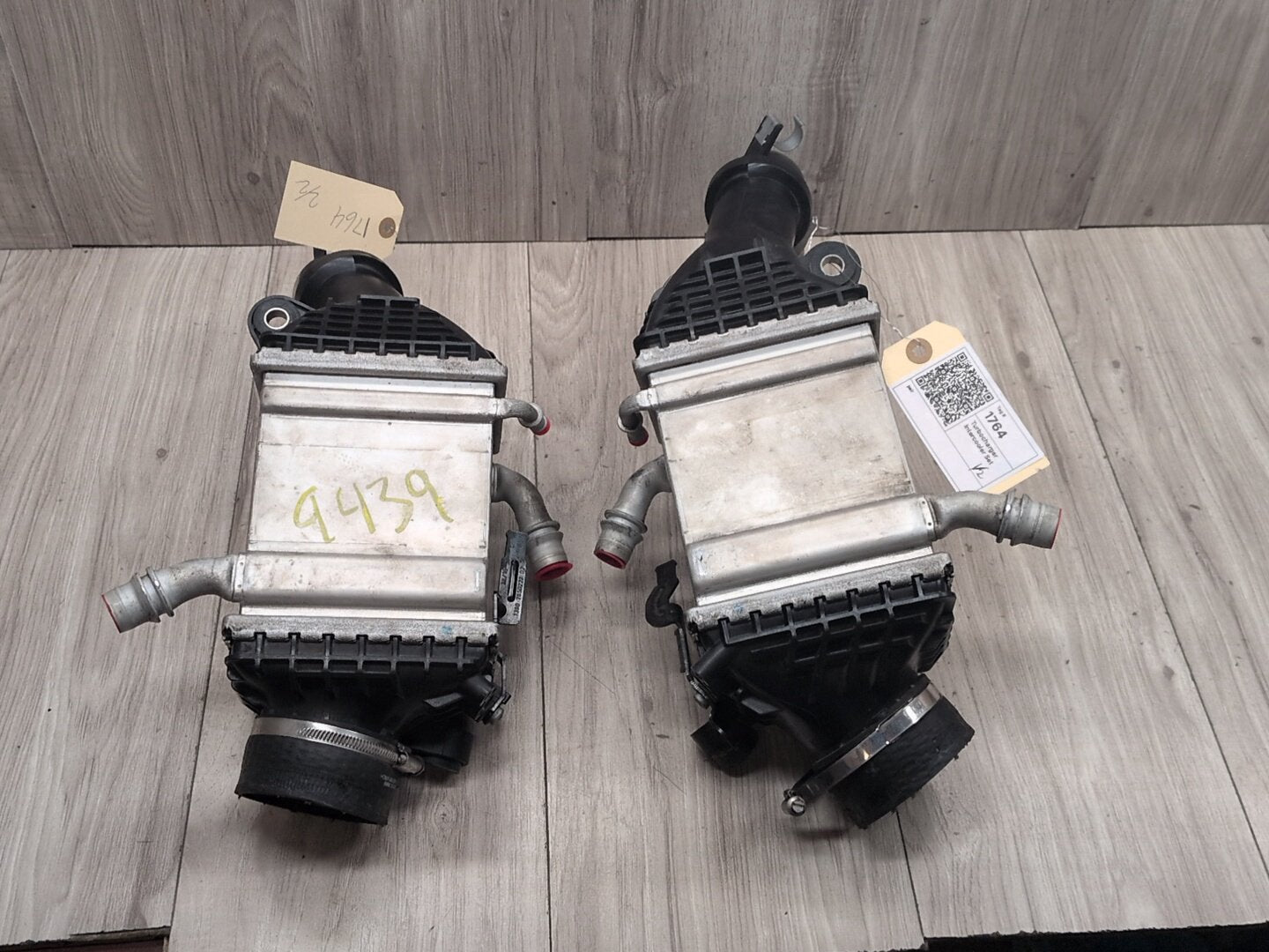 15-18 OEM BMW F85 F86 X5M X6M Engine S63R Left Right Twin Turbo Intercooler k