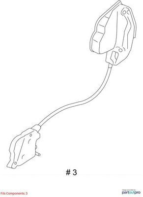 2012-2018 BMW M6 F06 Front Right Door Latch Lock Actuator Soft Close 7276544