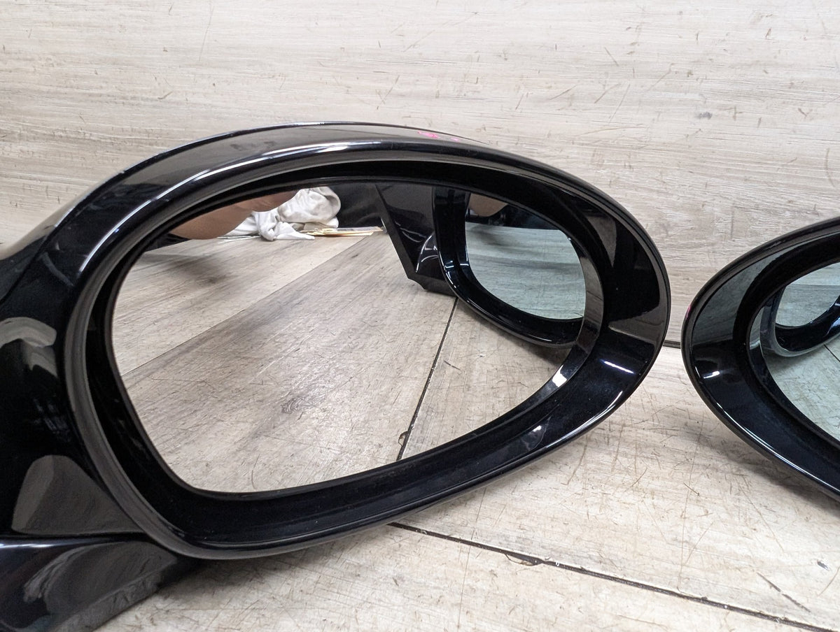 2008-2013 BMW 128i E82 Front Left Right Side Mirror Assembly BlackSET 7268305