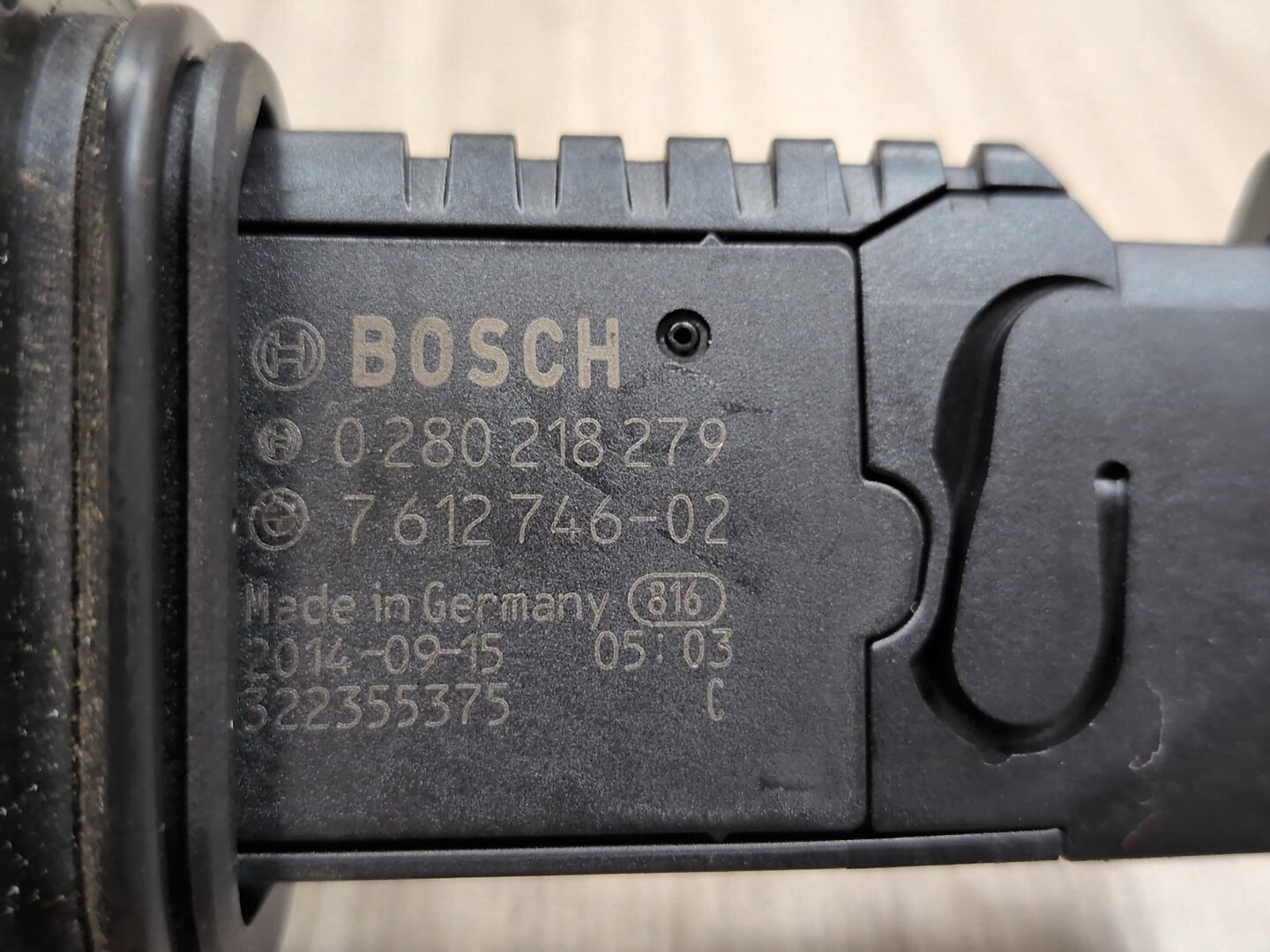 12-16 OEM BMW F22 F30 F32 F33 F36 M2 MAF Mass Air Flow Sensor Meter Engine N55