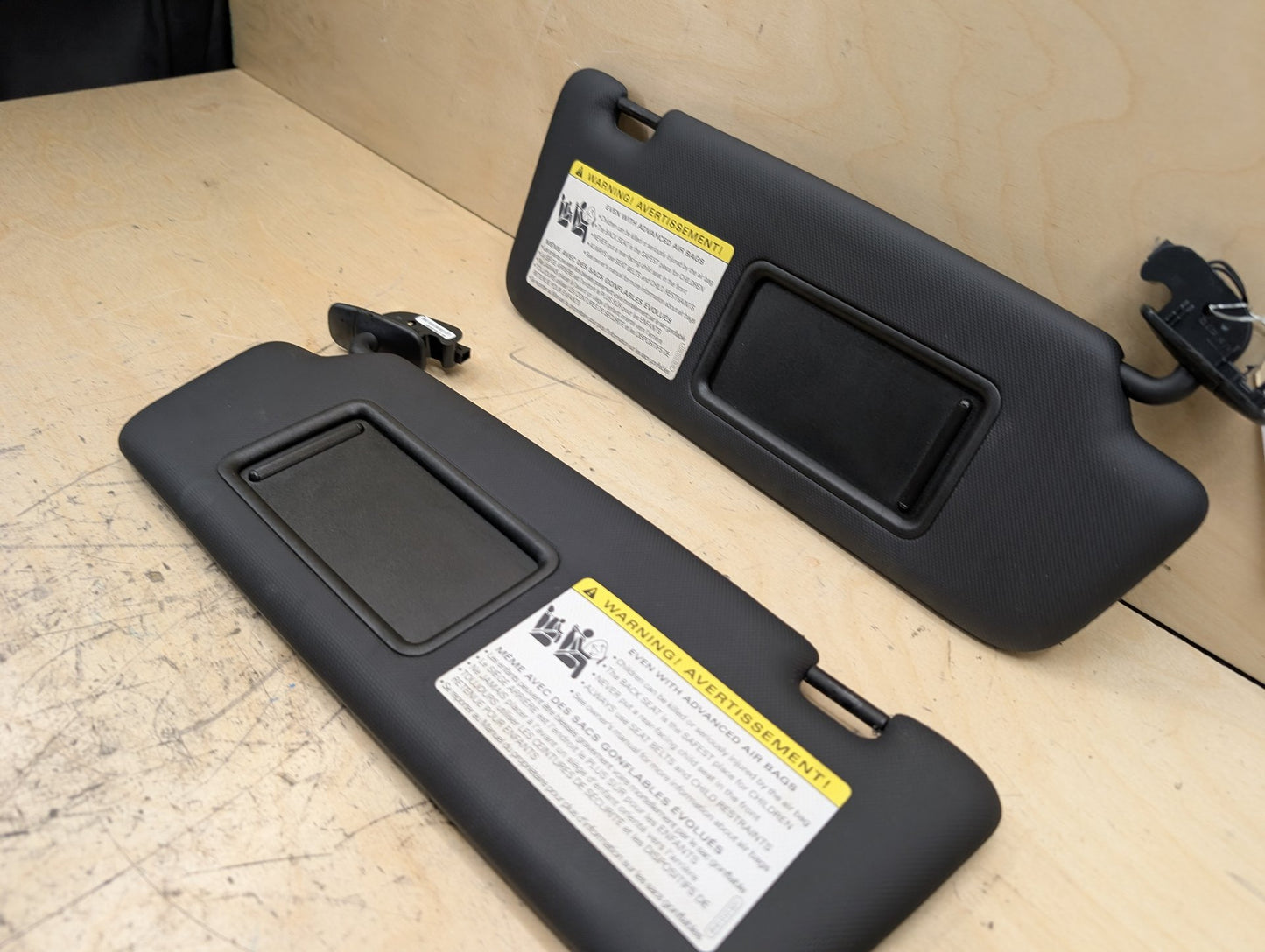 2011-2017 Audi RS5 8T Front Left Right Sun Visor SET 8K0857552