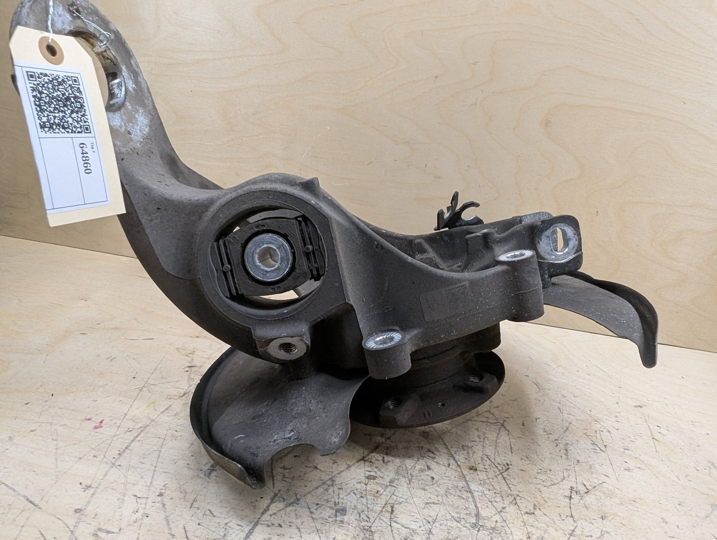 2011-2017 Audi RS5 8T Rear Left Driver Spindle Knuckle w/ Bearing 8K0505431AS OEM