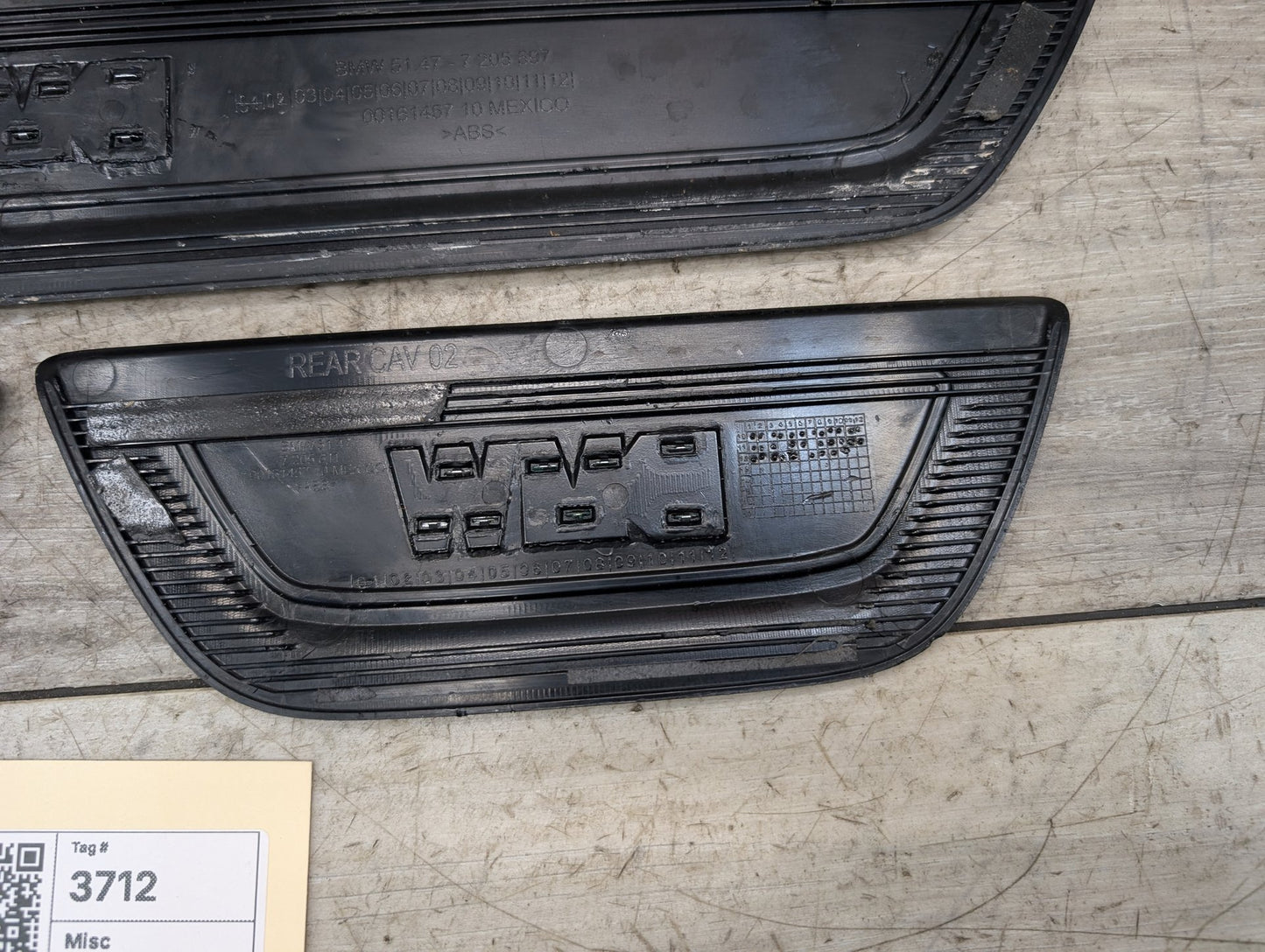 2011 - 2017 BMW X3 F25 Front Rear Left Right Scuff Plate Door Sill SET 7205811 N20B20A