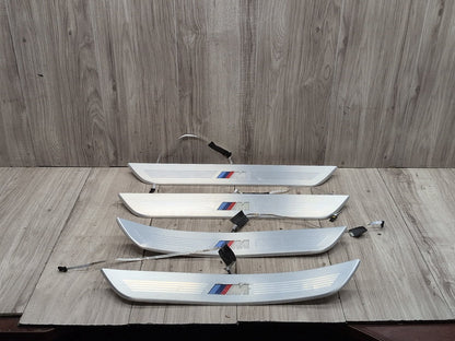 2016-2022 BMW 750i G12 Front Rear Left Right Scuff Plate Door Sill SET 8061043 OEM