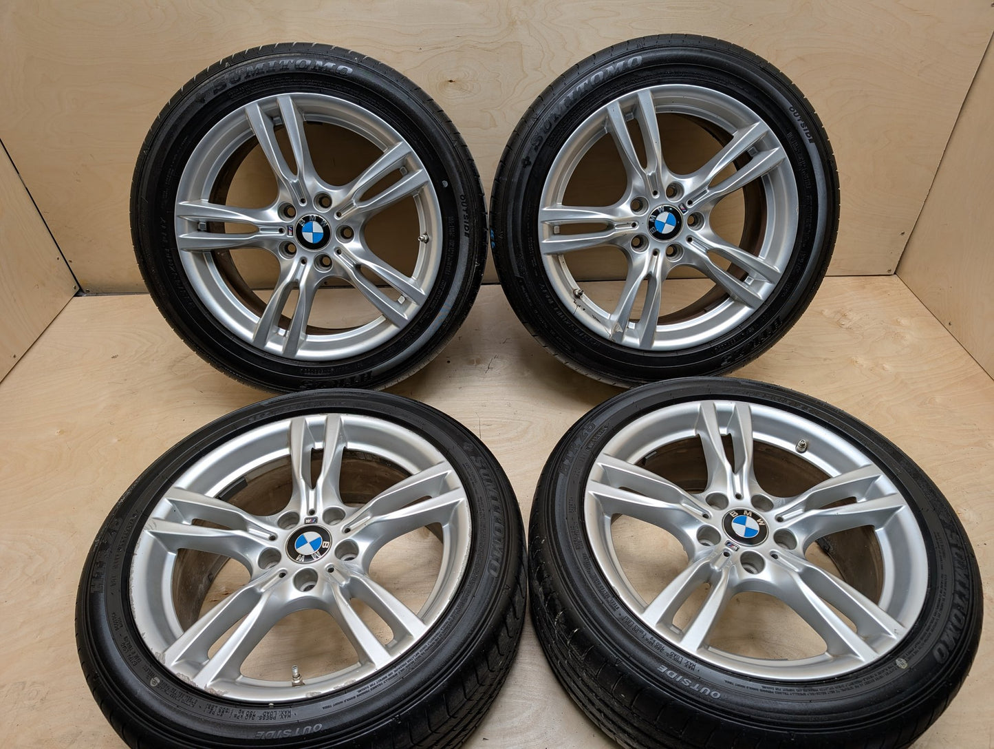 BMW OEM F30 F32 F33 Wheel Rim SET 7845881 Style 400M 18x8 18x8.5