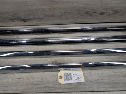 2016-2022 BMW 750Li G12 Front Rear Left Right Exterior Door Trim Molding SET 7397869