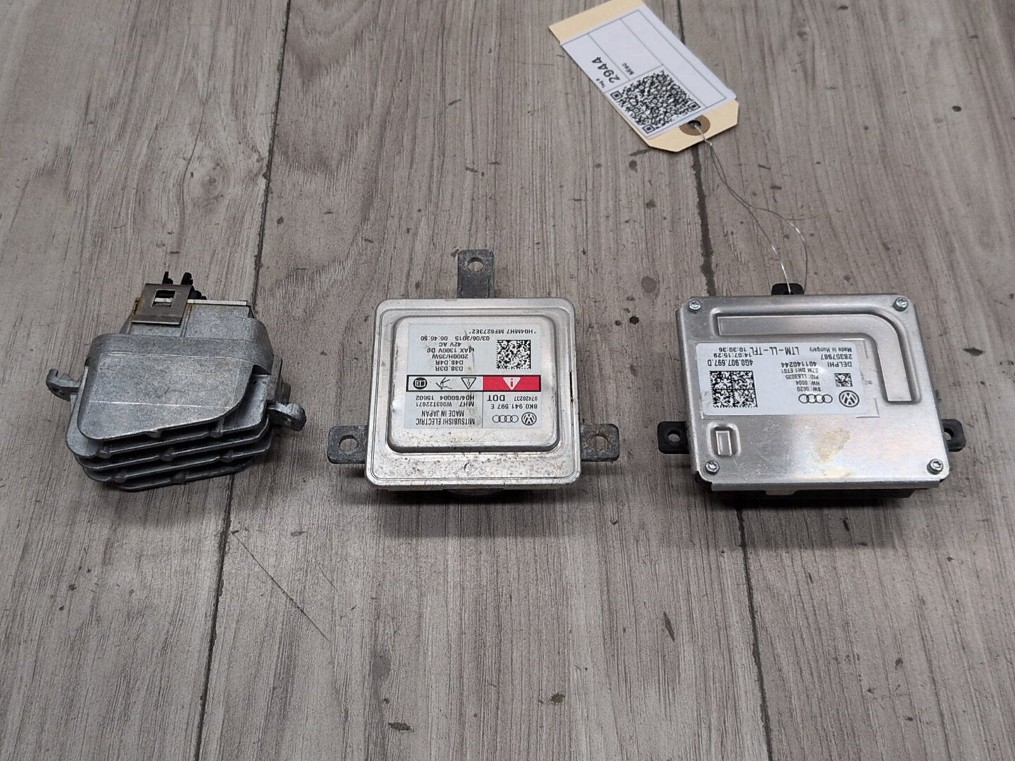 2013 - 2017 Audi S5 8T Front Right Passenger Headlight Ballast Modules SET 4G0907697D CTUB