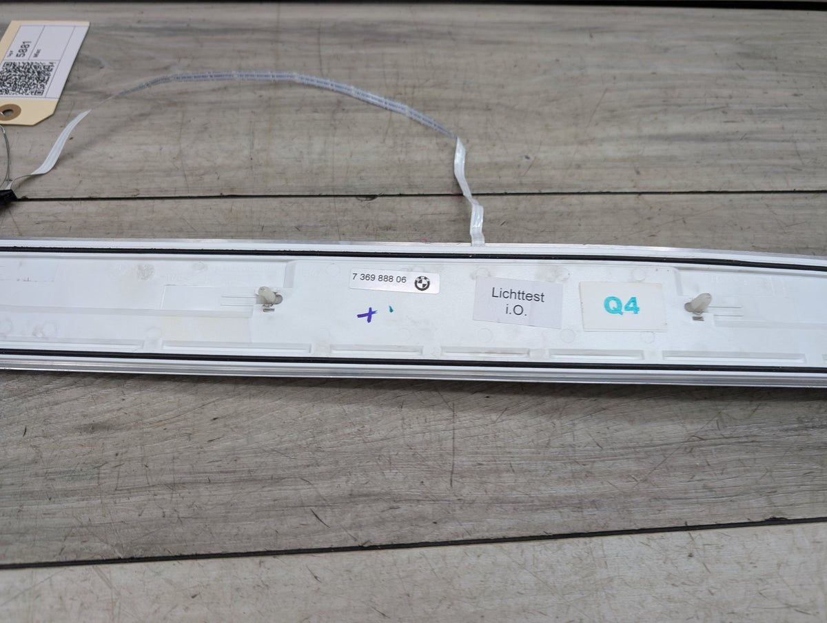 2016-2022 BMW 750Li G12 Rear Right Passenger Scuff Plate Door Sill 7369888 OEM