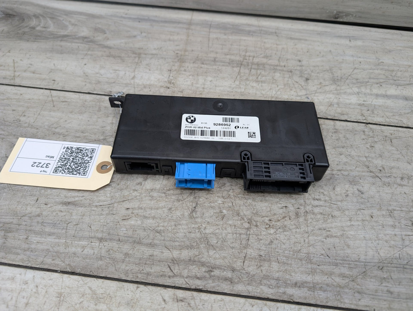 2011 - 2017 BMW X3 F25 Gateway Module 9286952 N20B20A
