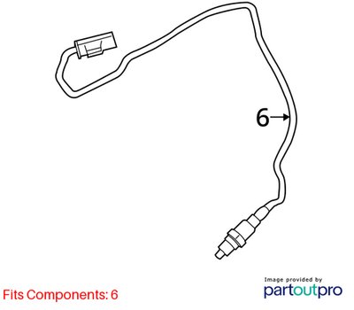 OEM BMW G01 G05 G20 G22 G23 G30 Cat Catalytic Oxygen O2 Lambda Probe Sensors B58