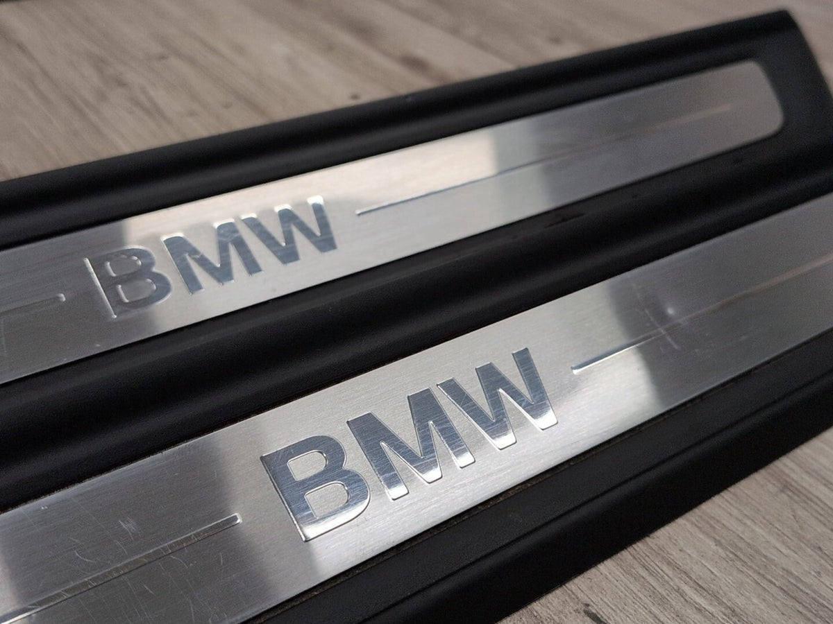 2019-2026 BMW 330i G20 Front Left Right Scuff Plate Door Sill SET 7407377 OEM