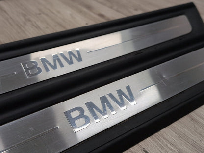 2019-2026 BMW 330i G20 Front Left Right Scuff Plate Door Sill SET 7407377 OEM