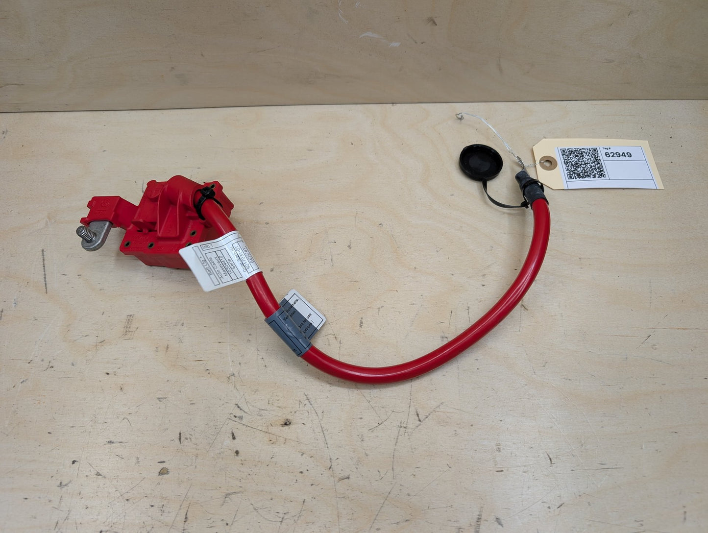 OEM BMW E84 E82 E88 E90 E92 335 M3 Battery Plus Pole Terminal Positive Red Cable