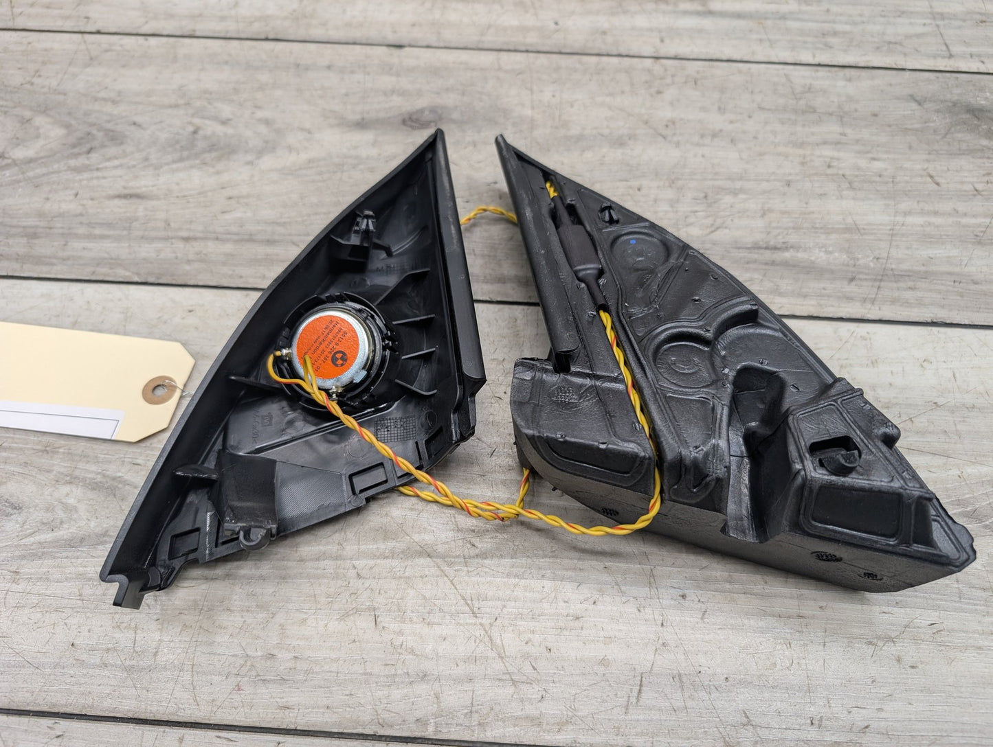 2014 - 2019 BMW 340 F34 Front Left Right Door Triangle Corner Speaker Assemblys SET 9226357 B58B30M0