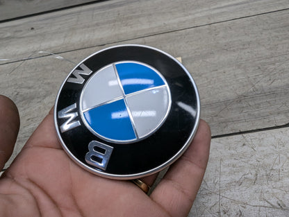 OEM BMW E82 E92 F02 F10 F22 F30 F44 F82 Rear Trunk Lid Round Emblem Logo 82MM